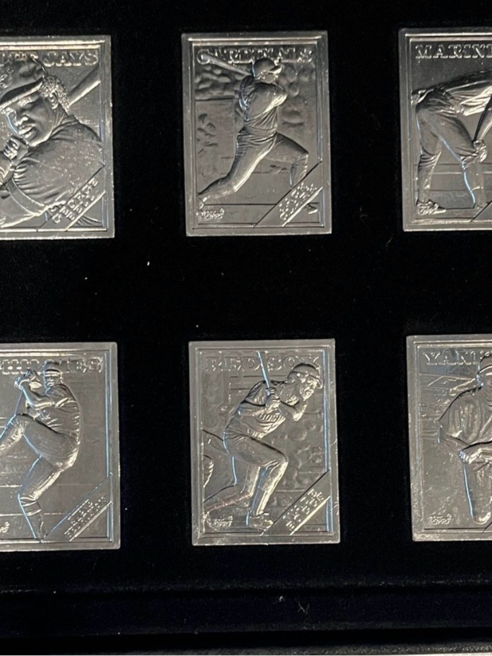 Topps Gallery OF Champions! SILVER playing cards and storage display, Topps COA - Picture 9 of 11